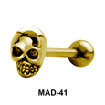 Skull Shaped S316L Tongue Piercing MAD-41